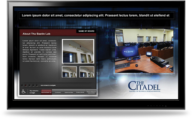 government digital signage