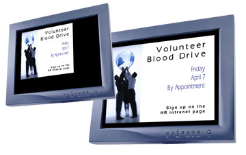 Digital Signage Messaging to Screensavers