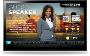 University Digital Signage Software AxisTV Design
