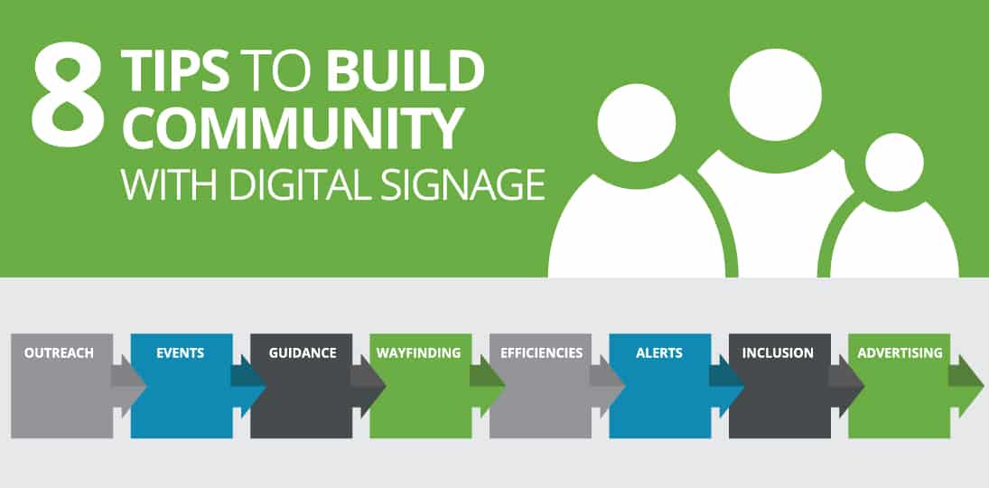 Infographic: 8 Tips to Build Community with a Government Digital Signage System
