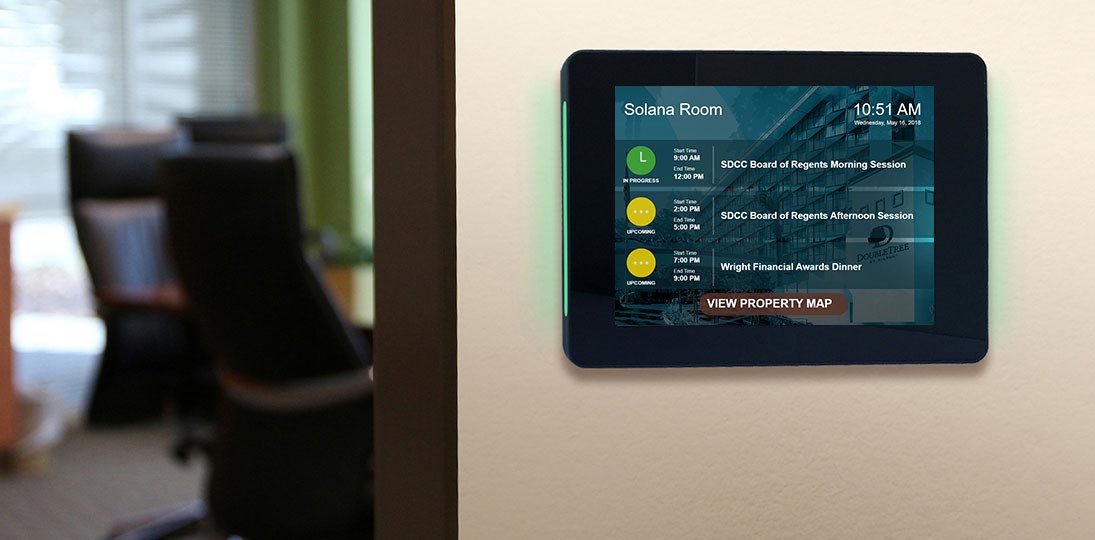 Download the product brochure for Visix MeetingMinder Touch Interactive Meeting Room Signs