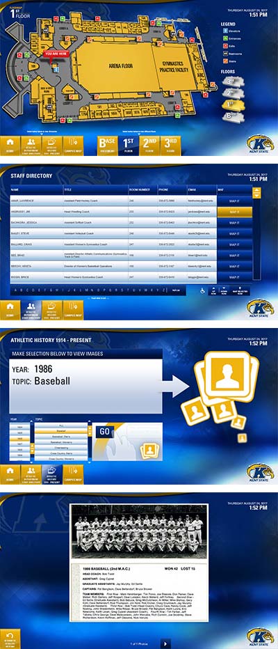 Kent State MAC Center Interactive Kiosk