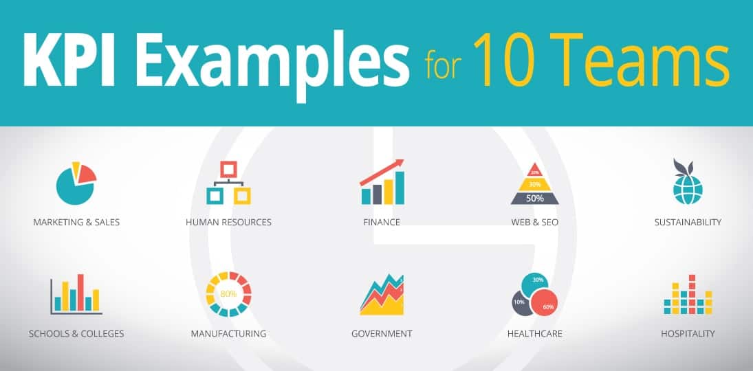 Get KPI Examples to inform and motivate 10 different teams