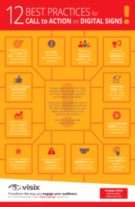 Download the free infographic: 12 Best Practices for Calls to Action on Digital Signs