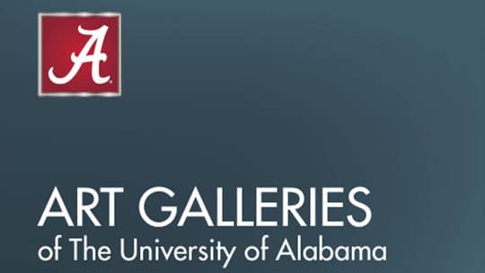 University of Alabama Art Galleries Interactive Sign