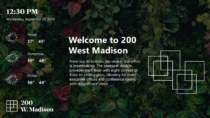200 West Madison Digital Signage - Design by Visix