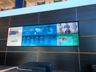 Credit One Bank Video Wall