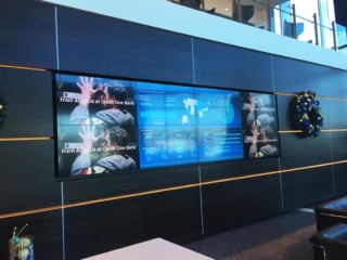 Credit One Bank Lobby Video Wall