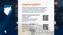 Madison College Digital Signage with QR Codes by Visix