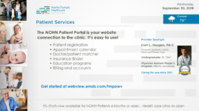 NOHN-healthcare-digital-signage-demo
