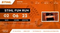 STIHL Digital Signage Countdown