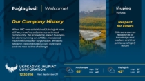 Ukpeaġvik Iñupiat Corporation- Digital Signage by Visix