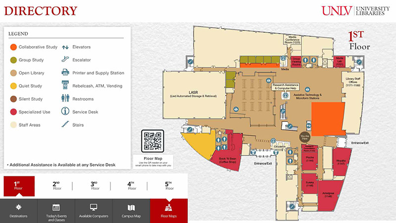 UNLV Interactive Wayfinding Design