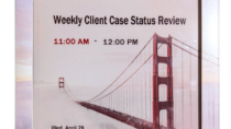 EPS 125 ePaper Sign w/Custom Layout &amp; Faceplate - Bay City Commercial Law