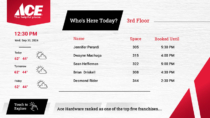 Ace Hardware Digital Signage - Who&#039;s in the Office