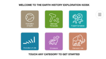 Angelo State University Interactive Earth History Kiosk