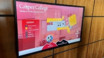 Casper College "Wayfarer" touchscreen wayfinding design from Visix creative team