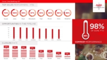 Coca-Cola Bottling Digital Sales Dashboard