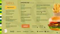 Colorado State University Digital Menu Board - Grill