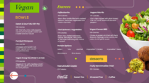 Colorado State University Digital Menu Board - Vegan
