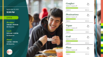 Colorado State University Interactive Digital Signage with Data Visualizations