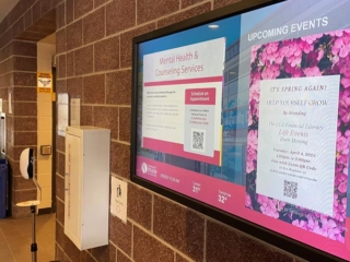 Community College of Aurora Student Signage