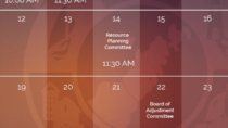 Door County Custom Touchscreen Events Board
