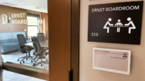 Drake University - EPS Epaper Signs by Visix (EPS 74 with White Bezel)