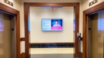 Federal Reserve Bank of St. Louis Digital Signage in Elevator Banks
