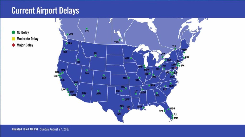 Flight Board Flight Delays