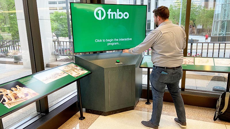 First National Bank of Omaha Digital Signage by Visix