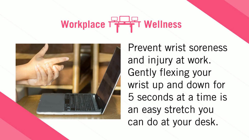 Visix Digital Signage Content Subscriptions | Health Tips Feed | Workplace Wellness Design Sample