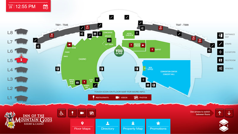 Resort Wayfinding | Inn of the Mountain Gods | Visix Case Study