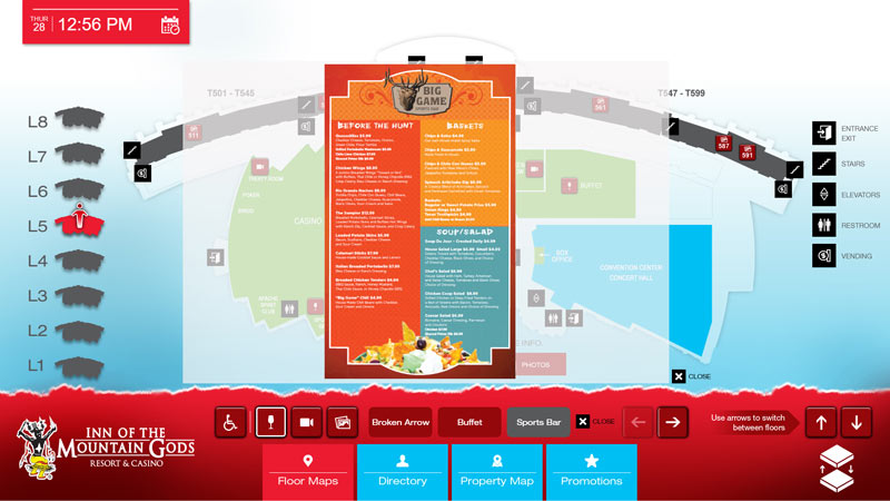 Resort Wayfinding | Inn of the Mountain Gods | Visix Case Study