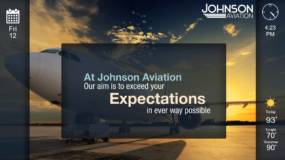 johnson-aviation-digital-sign-demo