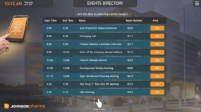 johnson-pharma-touchscreen-directory-demo