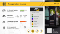Kennesaw State University Interactive Digital Signage - Transportation