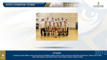 Landmark Christian School Interactive Athletics Board with photo slideshow designed by Visix