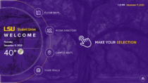 Louisiana State University Interactive Digital Signage by Visix