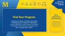 Madonna University Digital Signage Design