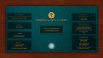 Marshall Cancer Institute Digital Donor Board designed by Visix to honor patrons