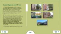 Ohio University Interactive Info Board lets students, faculty, staff and visitors learn more about green projects