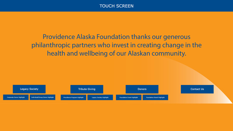 Providence Alaska Interactive Donor Board