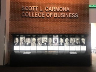 Saginaw Valley State University Interactive Donor Wall