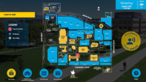 Salt Lake Community College Interactive Wayfinding with touch and voice options