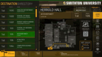 See an example of the Visix Interactive RoomBoard™ with touchscreen directory, floor maps and SMS directions