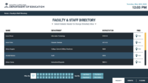South Carolina Department of Education - Interactive Wayfinding Directory