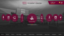Southern Illinois University Interactive Digital Signage Design from Visix includes events, social media and more