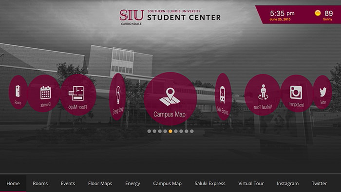 Southern Illinois University Interactive Digital Signage