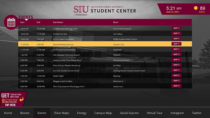 Southern Illinois University Interactive Digital Directory lets visitors search for their destination on screen